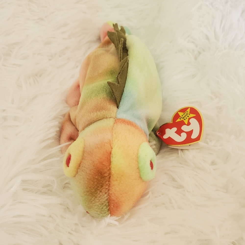 "Iggy" the Iguana Beanie Baby TY 1997 rare